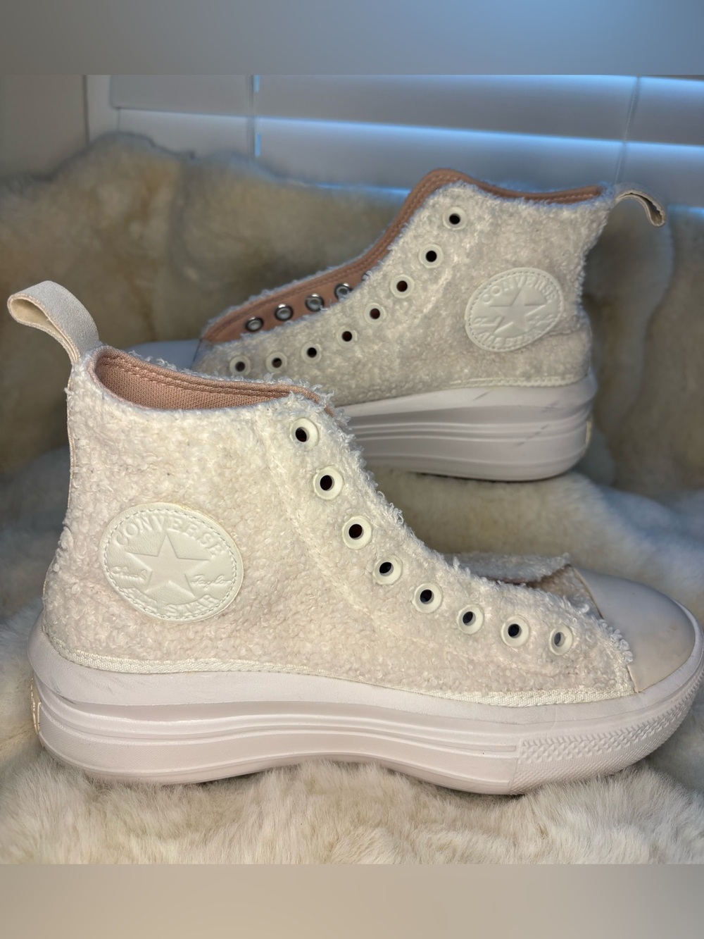 *Rare* Converse Chuck Taylor All Star Move High Sherpa "Perfect Is Not Perfect"